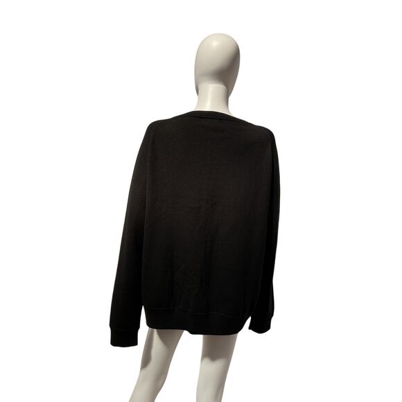 Rue Sophie 'Mona' Black Wool Button Down Cardigan Size S - Picture 3 of 5